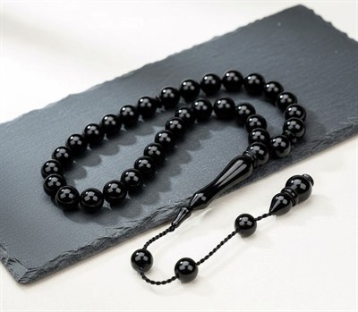 BlackCraft Oltu Taşı Sade Küre Tespih