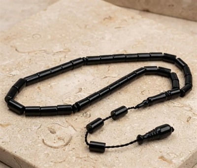 BlackCraft Oltu Taşı Sistemli Kesme Model Tespih