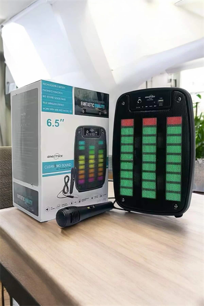 Bluetooth  Hoparlör Mikrofonlu Speaker Taşınabilir Şarjlı