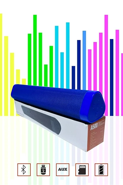 Bluetooth 5.0 Hoparlör Model A500 | Güçlü Bas Ve Harika Sese Sahip Kablosuz Bluetooth Hoparlör Bx40