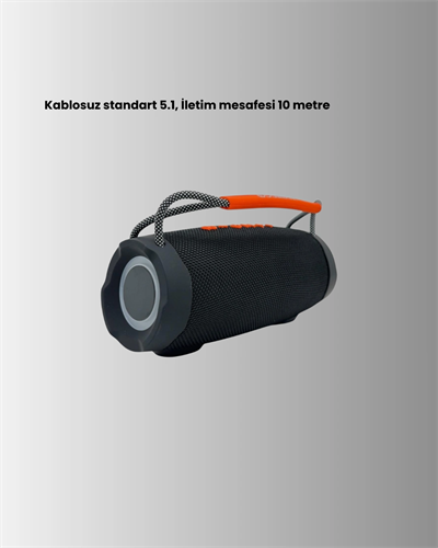 Bluetooth 5.1 Kablosuz Hoparlör Derin Bas RGB Işıklı Yeni Nesil