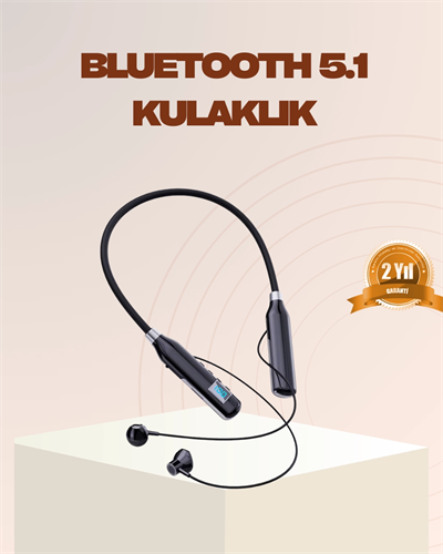 Bluetooth 5.1 Kablosuz Kulaklık – Net Ses ve Güçlü Bağlantı