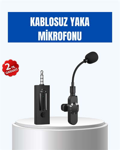 Bluetooth 5.2 Destekli Gürültü Önleyici Kablosuz Mikrofon