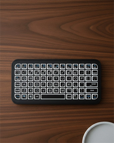 Bluetooth 5.2 Destekli Kablosuz Mini RGB Klavye Ultra İnce