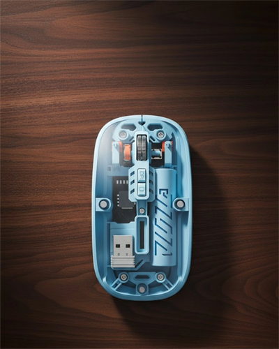 Bluetooth 5.2 Destekli Mavi Pilli Kablosuz Mouse