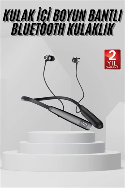 Bluetooth 5.3 Boyun Askılı Kulaklık Düşük Gecikmeli Manyetik Tasarım
