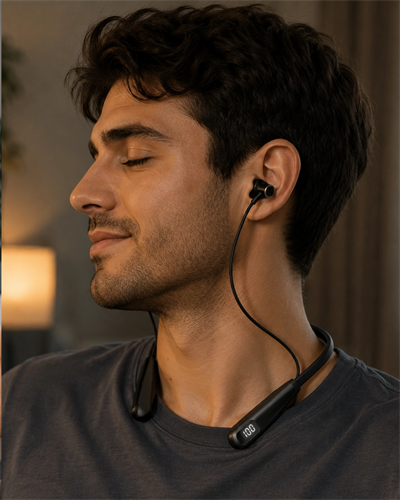 Bluetooth 5.3 Boyun Askılı Kulaklık Düşük Gecikmeli Manyetik Tasarım