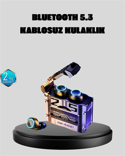 Bluetooth 5.3 Kablosuz Kulaklık – Ultra HD Ses Kalitesi, Gürültü Engelleme