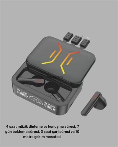 Bluetooth 5.3 Kulaklık – Kablolu & Kablosuz Kullanım, 2000 mAh Powerbank, 4 Saat Kesintisiz Müzik