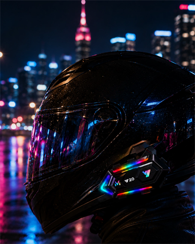Bluetooth 5.3 Motosiklet Kask Intercom Gürültü Engelleyici Su Geçirmez Kulaklık