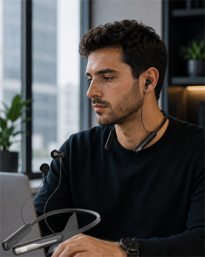 Bluetooth 5.4 Boyun Askılı Kulaklık Manyetik Kulaklıklı Type C Şarjlı