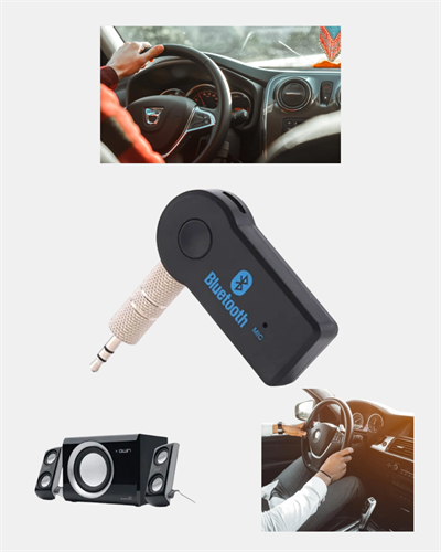 Bluetooth AUX Araç Kiti Eller Serbest Müzik Çalar Dahili Mikrofonlu