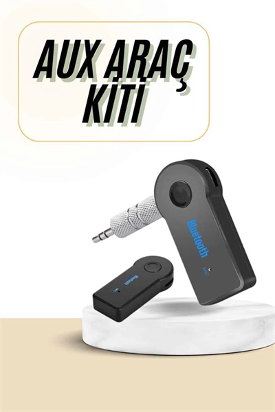 Bluetooth Araç Kiti Aux Çıkışlı  Telefon Müzik Alıcı Tüm Cihazlara Uyumlu
