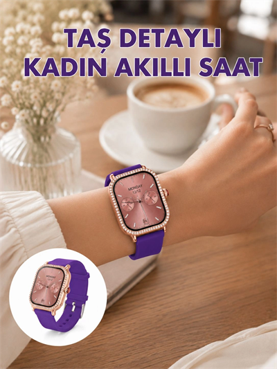Bluetooth Arama Destekli Çok Fonksiyonlu Akıllı Saat