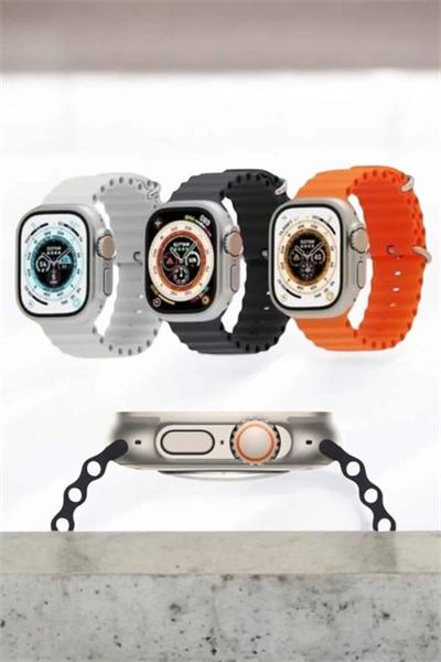 Bluetooth Bağlantılı 49MM Dokunmatik Akıllı Saat Sağlık ve Spor Takip Özellikli