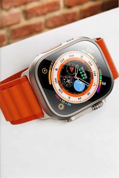 Bluetooth Bağlantılı 49MM Dokunmatik Akıllı Saat Sağlık ve Spor Takip Özellikli