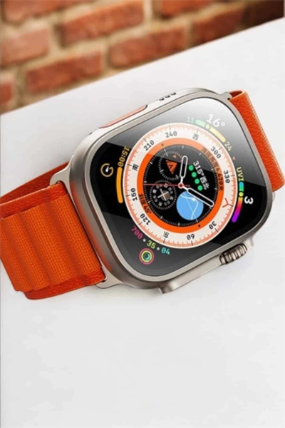 Bluetooth Bağlantılı 49MM Dokunmatik Akıllı Saat Sağlık ve Spor Takip Özellikli