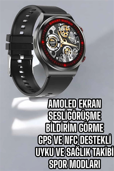 Bluetooth Bağlantılı Akıllı Saat Tüm Telefonlara Uyumlu Değiştirilebilir Kordon