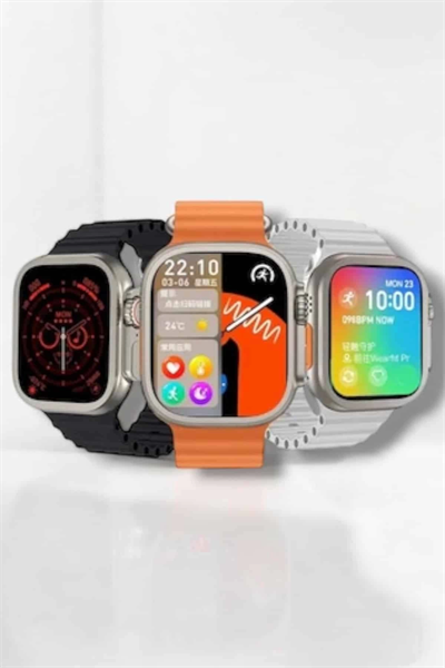 Bluetooth Bağlantılı Nabız, Kan Basıncı, Oksijen Ölçer Akıllı Saat