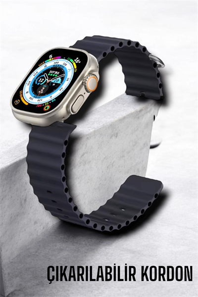 Bluetooth Bağlantılı Nabız, Kan Basıncı, Oksijen Ölçer Akıllı Saat