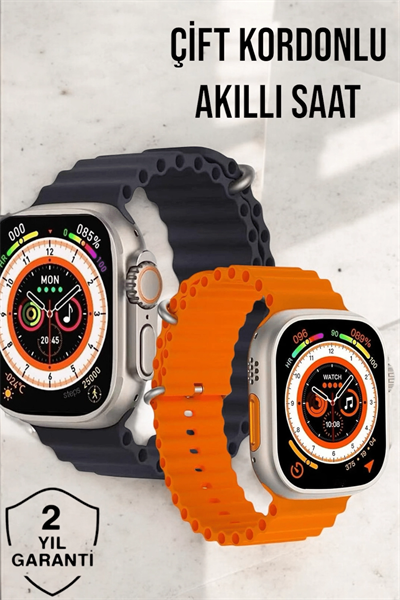 Bluetooth Bağlantılı Nabız, Kan Basıncı, Oksijen Ölçer Akıllı Saat