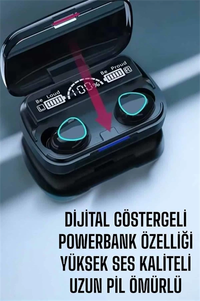 Bluetooth Bağlantılı Suya Dayanıklı, Uzun Pil Ömürlü Kablosuz Kulaklık