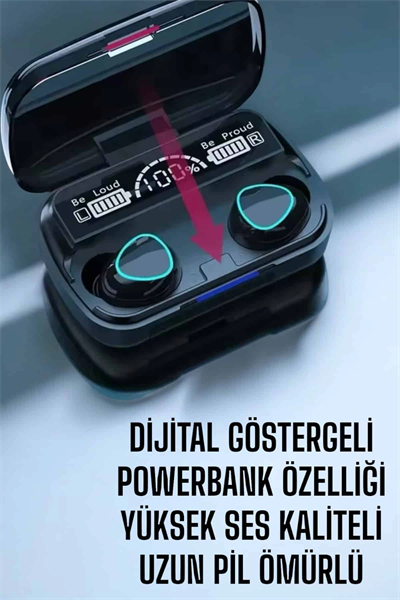 Bluetooth Bağlantılı Suya Dayanıklı, Uzun Pil Ömürlü Kablosuz Kulaklık