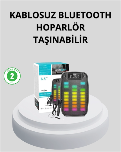 Bluetooth Bağlantılı Taşınabilir Müzik Cihazı – 2 Saat Kesintisiz Müzik