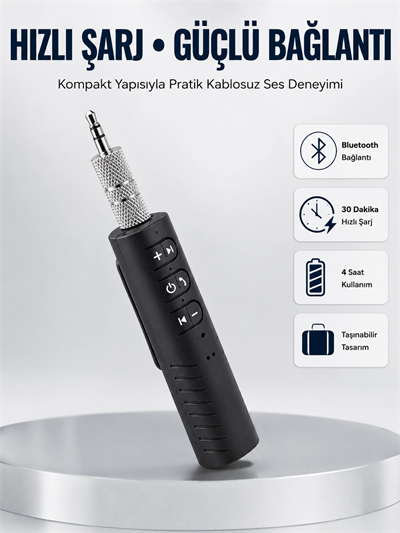 Bluetooth Destekli Ses Alıcısı – Eski Cihazlarınıza Yenilik Katın