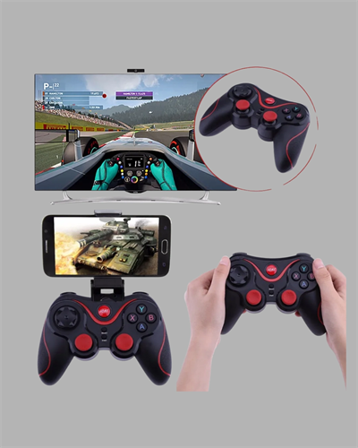 Bluetooth Gamepad Kablosuz Oyun Kumandası Tek Cihaz Destekli
