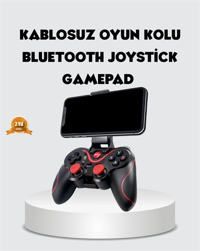 Bluetooth Gamepad Kablosuz Oyun Kumandası Tek Cihaz Destekli