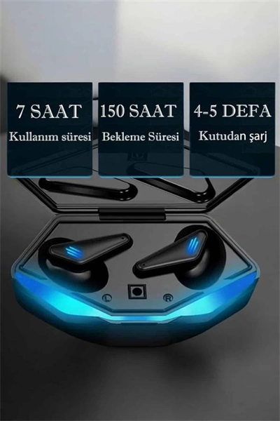 Bluetooth Gamer Oyuncu Kulaklığı ANC Özelliği Yüksek Ses Kaliteli