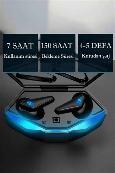 Bluetooth Gamer Oyuncu Kulaklığı ANC Özelliği Yüksek Ses Kaliteli