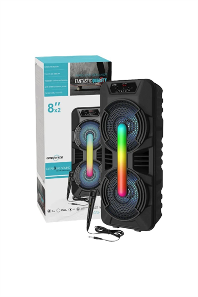 Bluetooth Hoparlör - Renk: Siyah, Özellik: Ledli, Dinleme Süresi: 5 Saat | Teknik Özellikleri ve