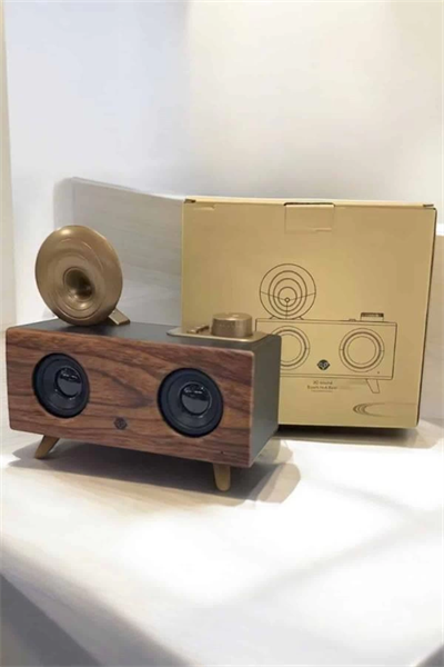 Bluetooth Hoparlör Ahşap Klasik Retro Gramofon Bluetooth Müzik Kutusu