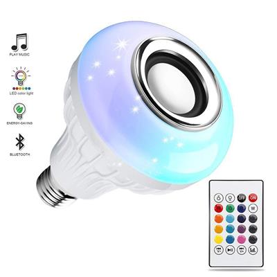 Bluetooth Hoparlör Akıllı Led Ampul Lamba (3936)