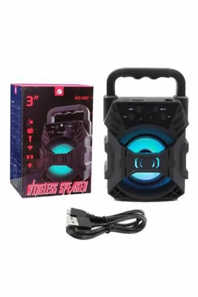 Bluetooth Hoparlör Android ve İOS Uyumlu Ses Bombası USB Girişli Taşınabilir