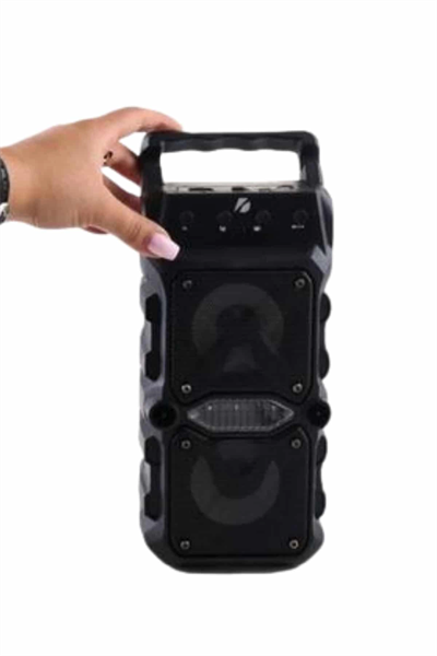 Bluetooth Hoparlör Çift Mikrofonlu Güçlü Ses Kaliteli Kesintisiz Kablosuz