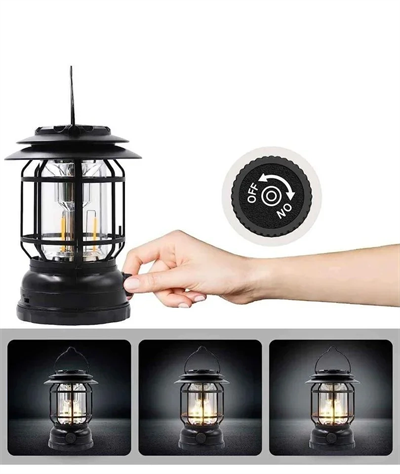 Bluetooth Hoparlör Özellikli Dimerli Led Kamp Lambası Hs66 Bx40