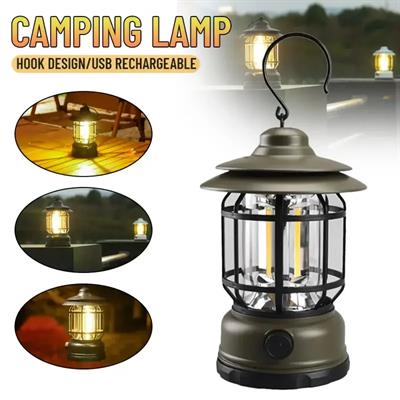 Bluetooth Hoparlör Özellikli Dimerli Led Kamp Lambası Hs66 (3936)