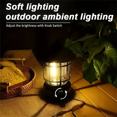 Bluetooth Hoparlör Özellikli Dimerli Led Kamp Lambası Hs66 Bx40
