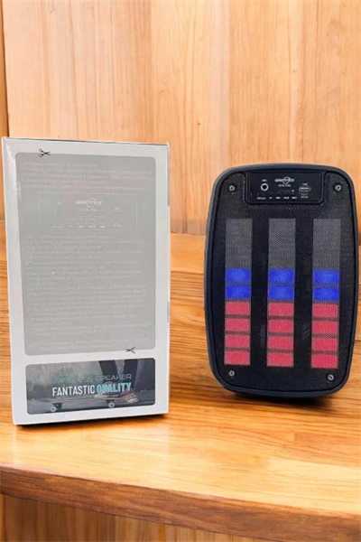 Bluetooth Hoparlör RGB Işıklı USB SD Kart Girişli Taşınabilir