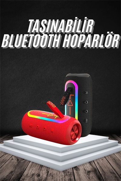 Bluetooth Hoparlör USB Şarjlı Uzun Pil Ömrü Android ve İOS Uyumlu Renkli