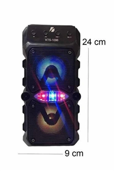 Bluetooth Hoparlör Yüksek Ses Kaliteli Büyük Boy Çift Çıkışlı Ses Bombası