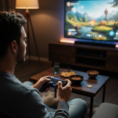 Bluetooth Kablosuz Gamepad – Ergonomik Tutuş, Hassas Analog Joystick, PC & Mobil Uyumlu Oyun Kolu