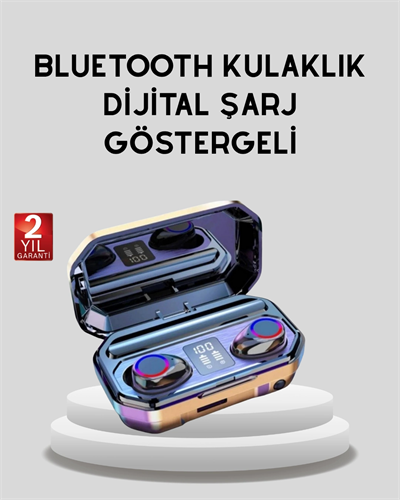 Bluetooth Kablosuz Kulaklık 4 Saat Kullanım Şarj Kutulu Düşük Enerji Tüketimli