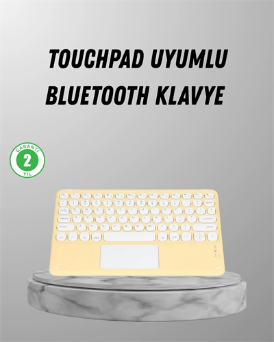 Bluetooth Klavye – Kablosuz, Sessiz Tuşlu, Android iOS Windows Uyumlu, Kompakt Taşınabilir Tasarım