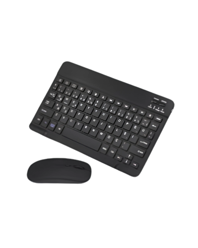 Bluetooth Klavye Mouse Seti Taşınabilir Wireless Bilgisayar Aksesuarı