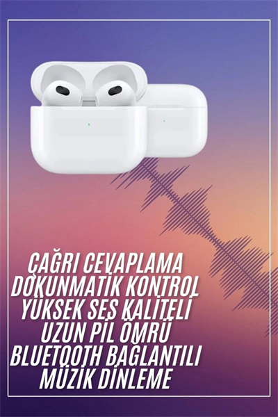 Bluetooth Kulaklık 3. Nesil Ios Android Uyumlu Yeni Nesil Wireless Charge