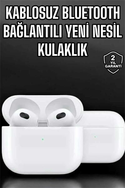 Bluetooth Kulaklık 3.Nesil Kablosuz Uzun Pil Ömrü Dokunmatik Kontrol Yeni Nesil